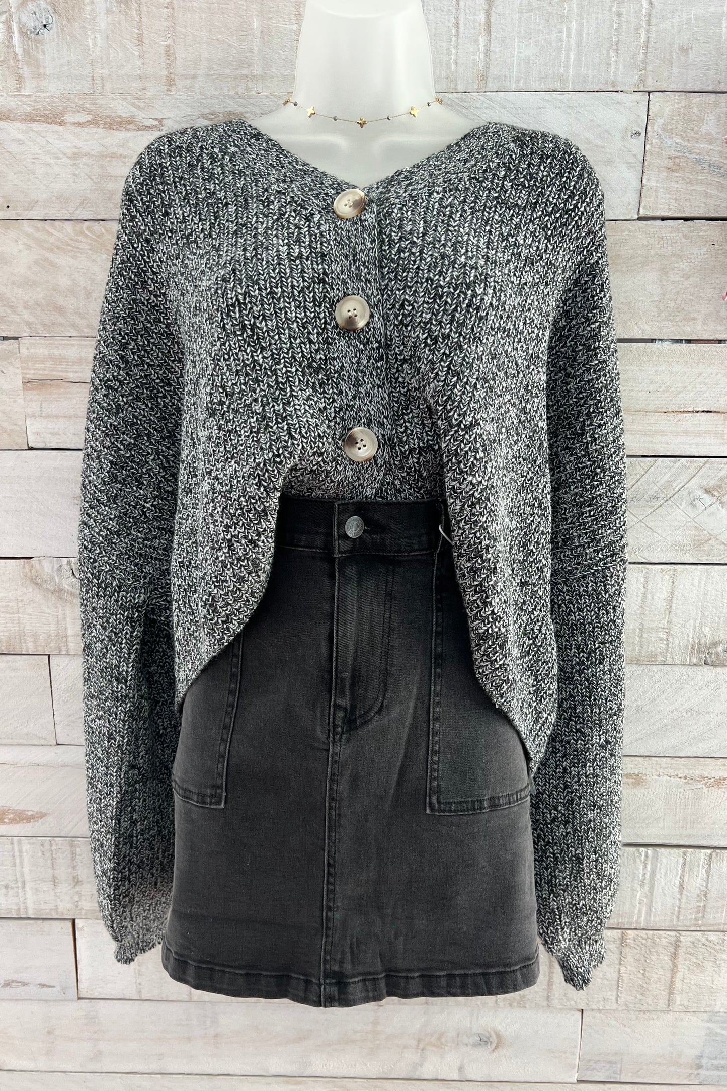 Button Down Sweater