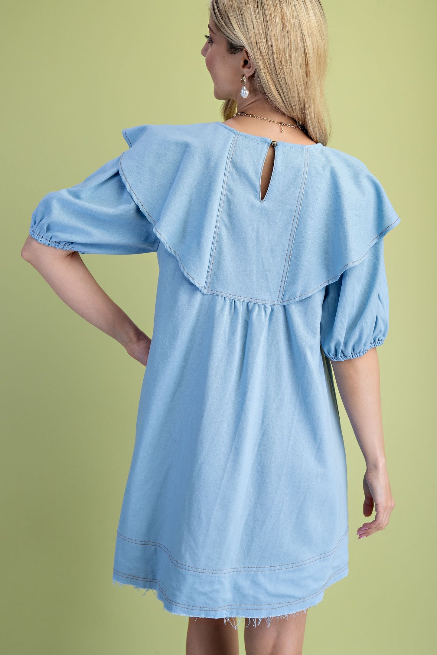 Southern Belle Linen Dress