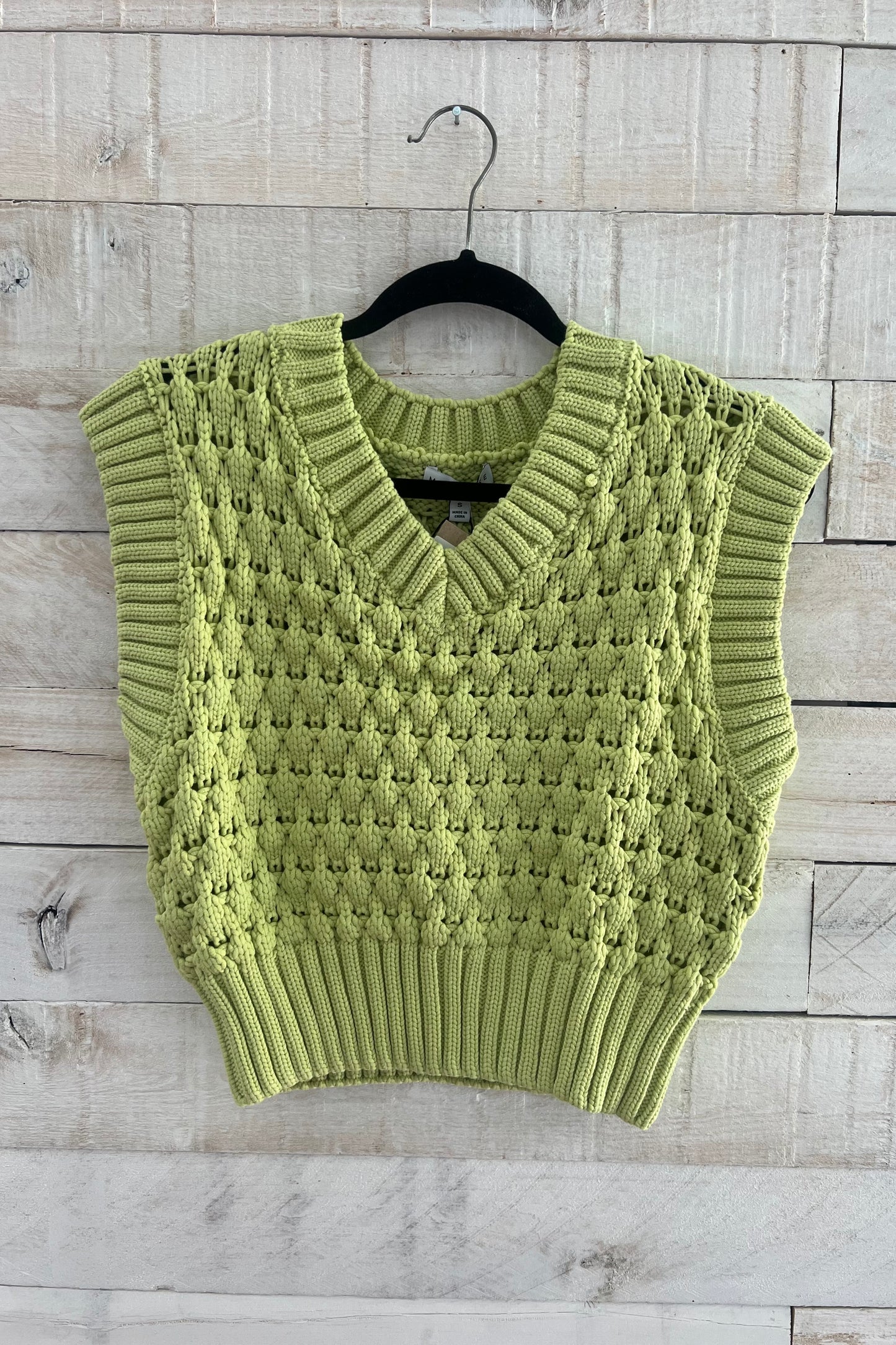 V-Neck Knitted Vest