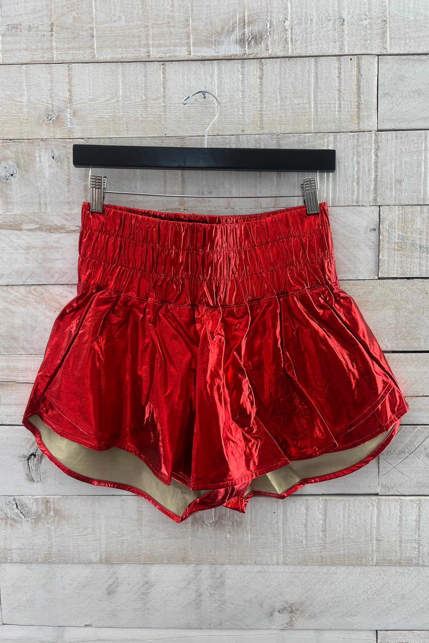 Metallic Mini Skort