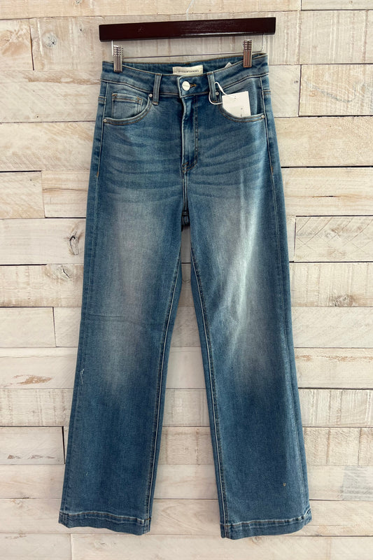 High Rise Straight Jeans