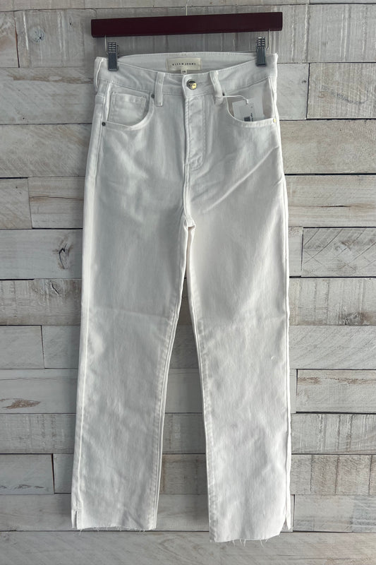 High Rise Slim Straight Jeans