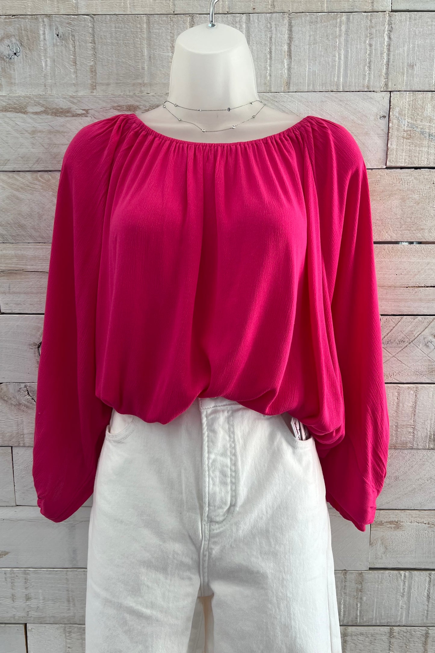 OTS Balloon Sleeve Top