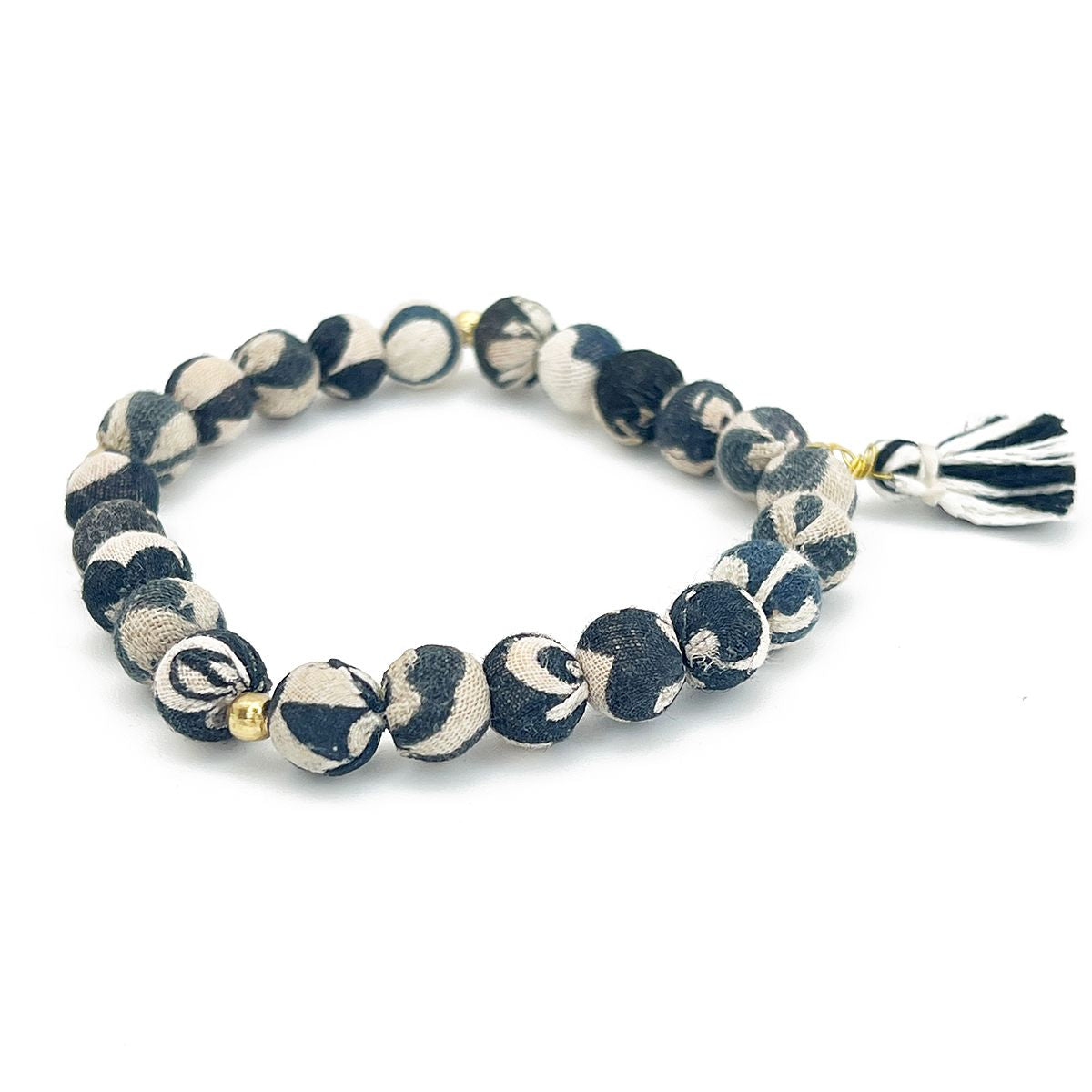 Aasha Monochrome Tassle Bracelet