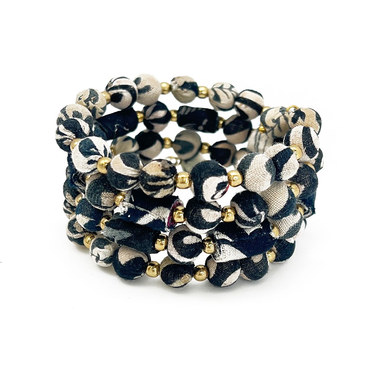 Aasha Monochrome Coil Bracelet