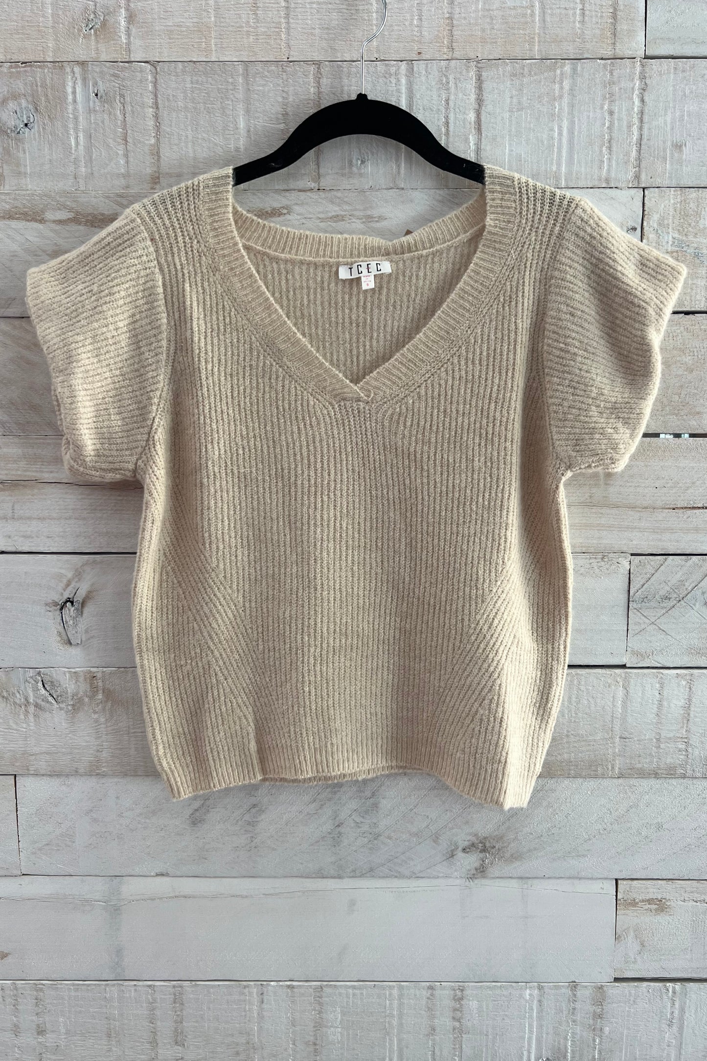 Short Sleeve Sweater Top