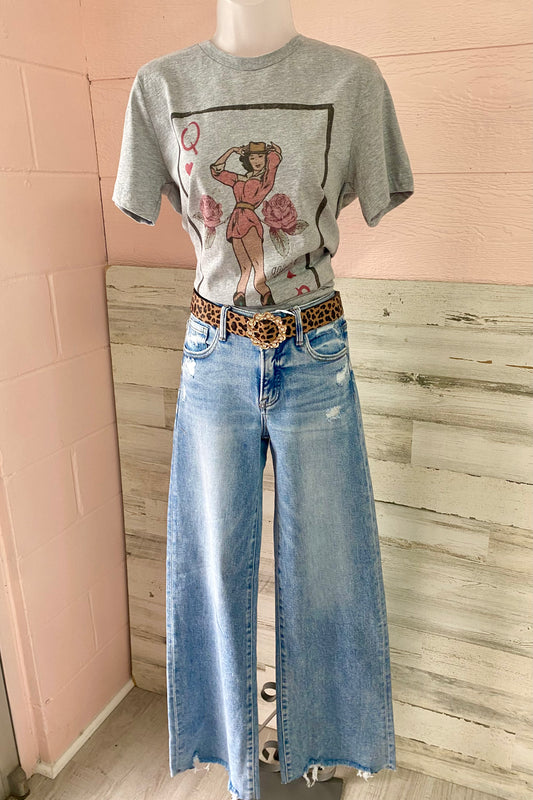 Tummy Control Wide Cut Jeans