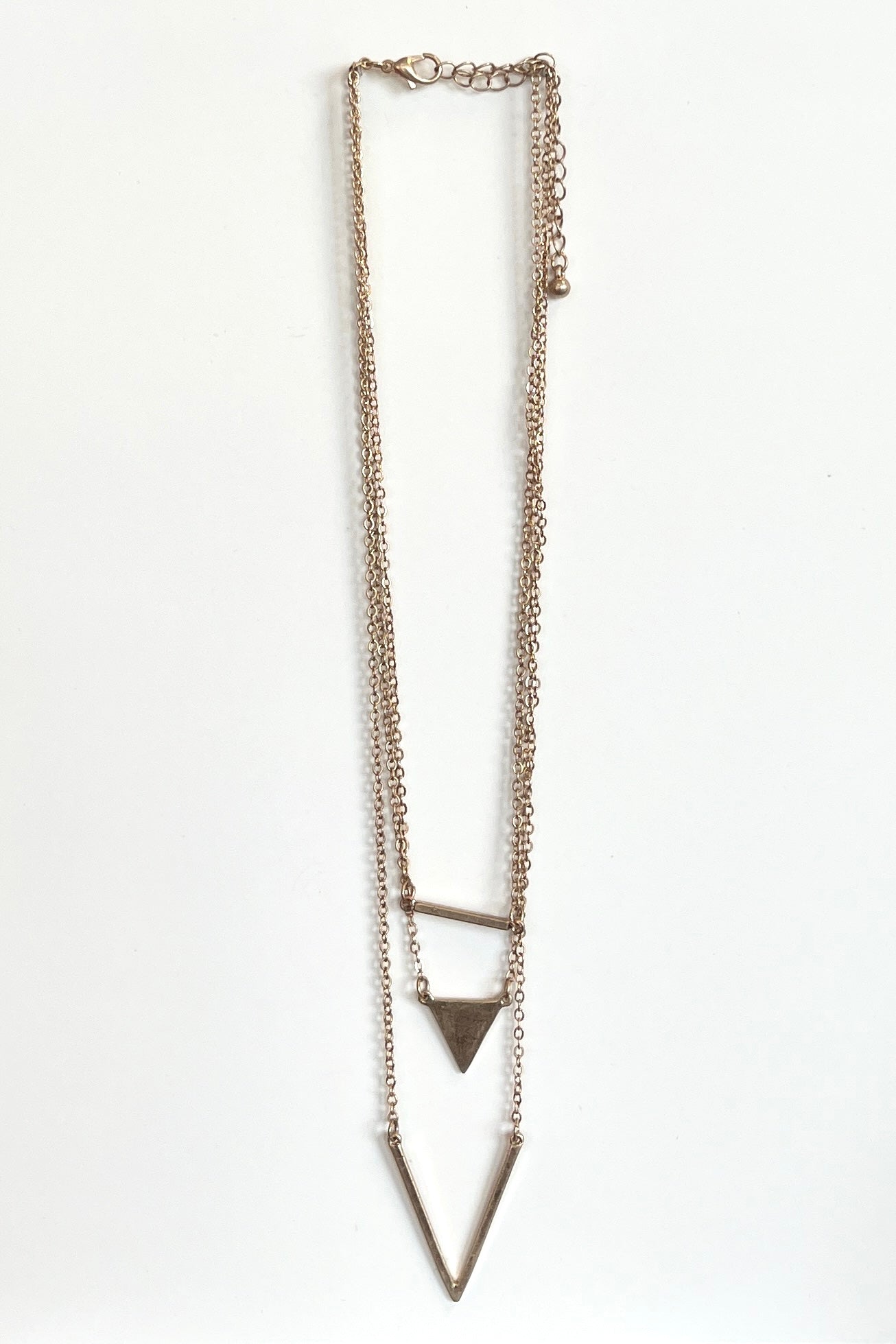 Geometric Layered Necklace