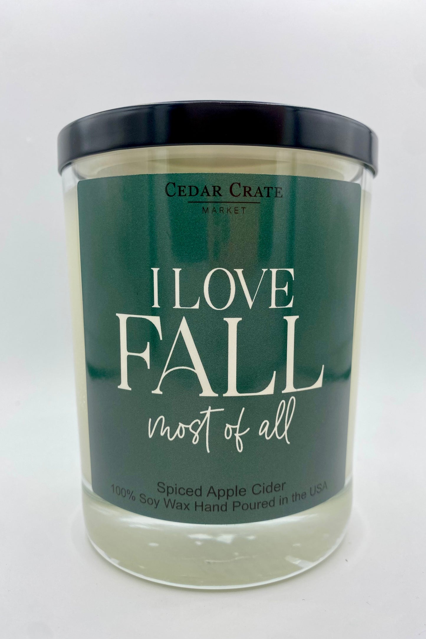 ‘I Love Fall, Most Of All’ Seasonal Candle