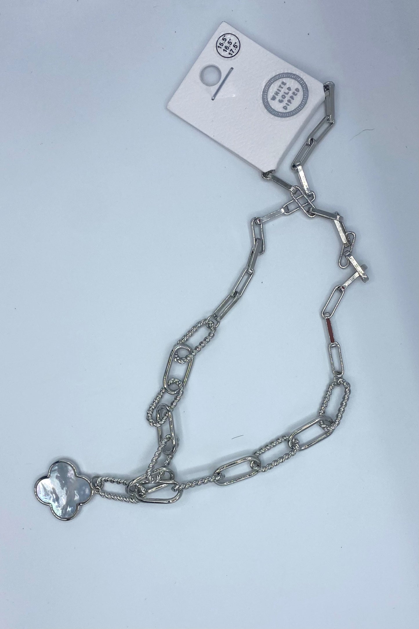 Clover Chain Linked Necklace