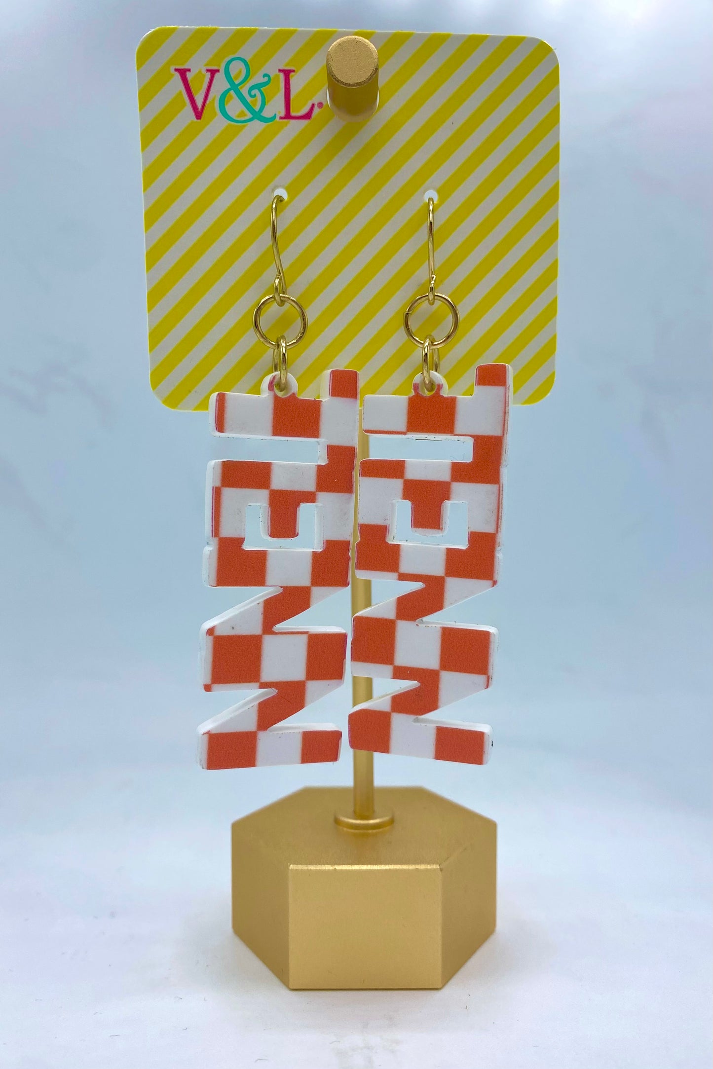 Tenn Checkered Earrings