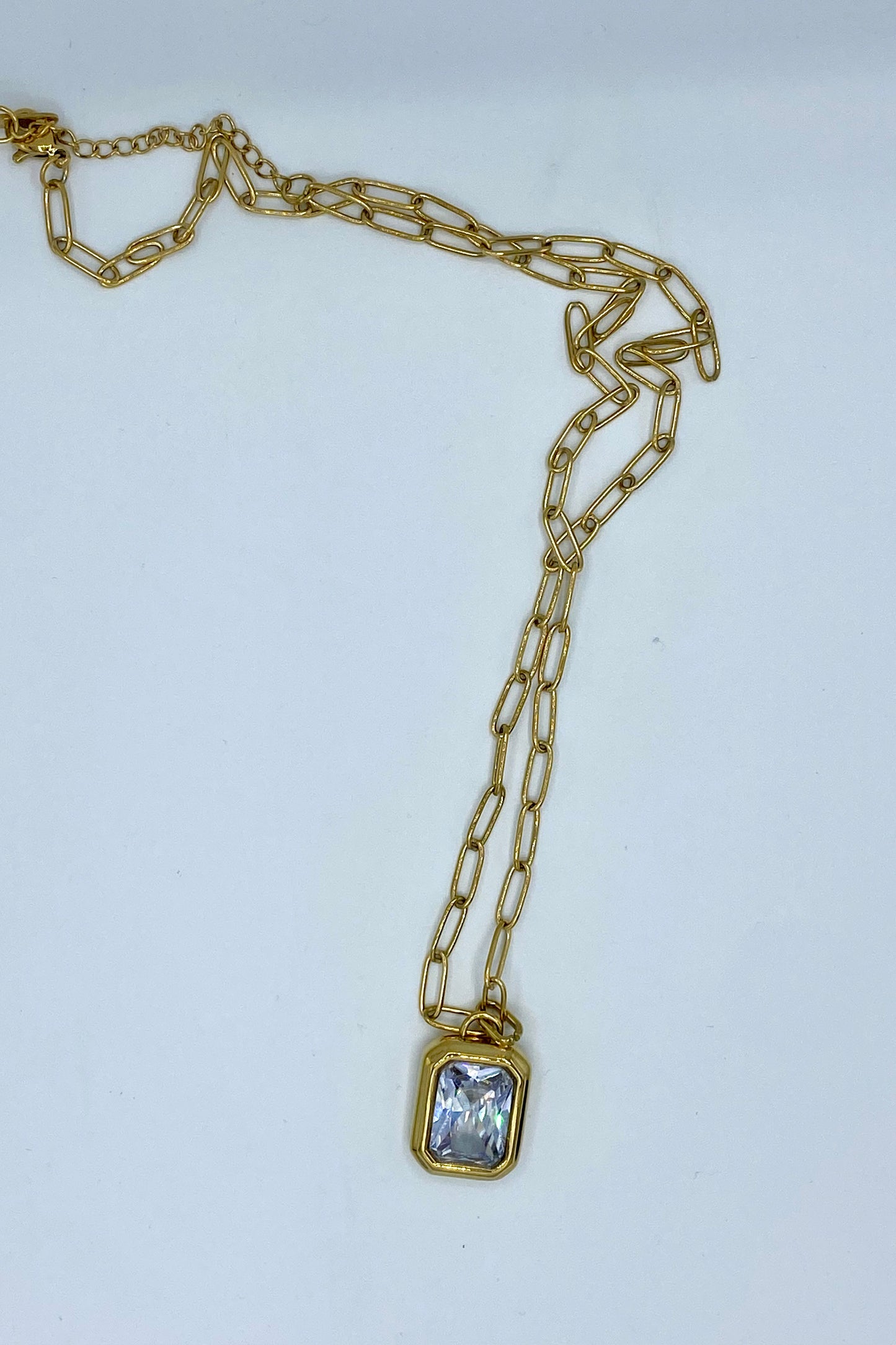 Zircon Titanium Necklace