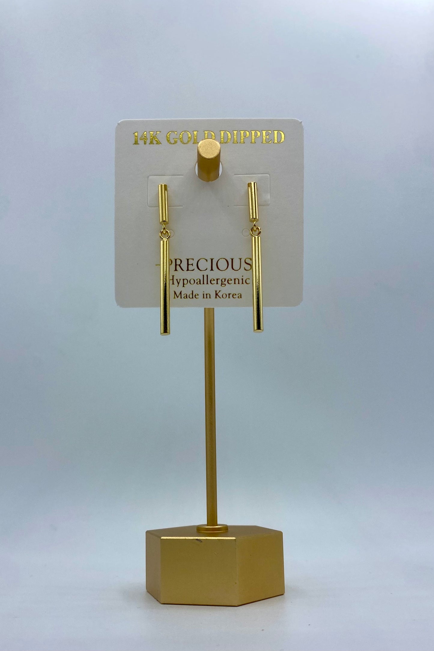Linked Bar Earrings