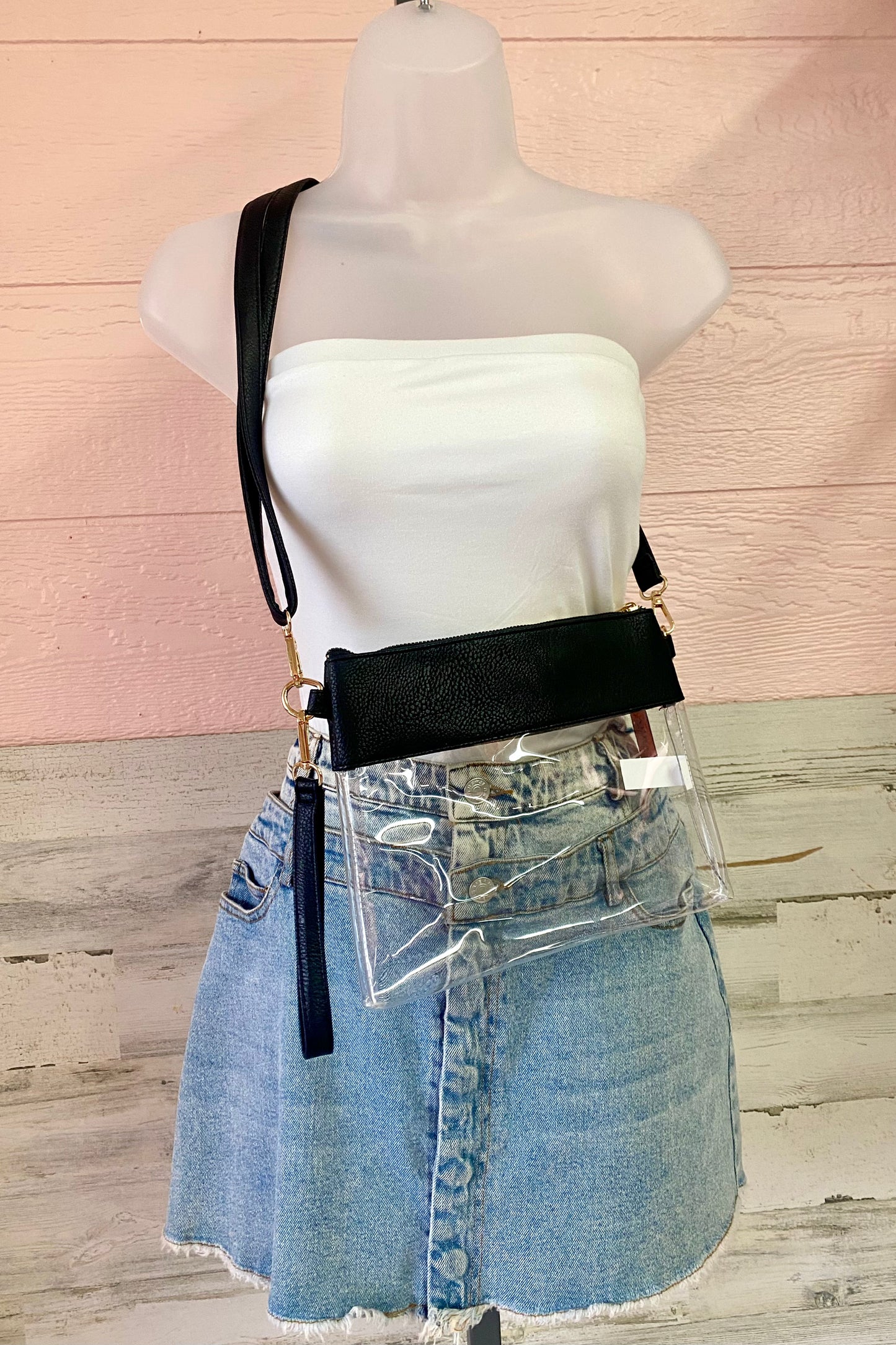 Game Day Clear Crossbody Bag/Clutch
