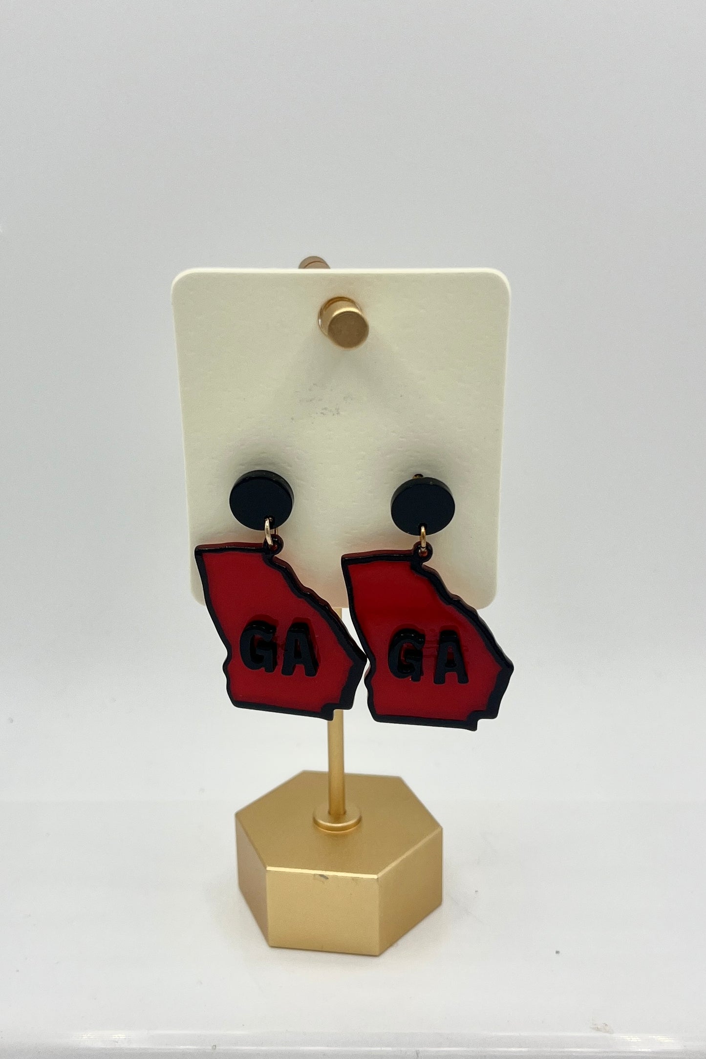 Georgia State Earrings