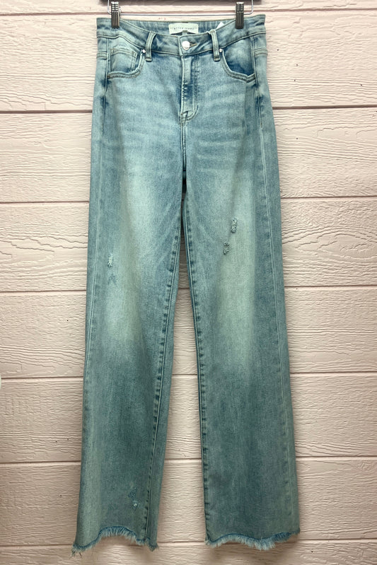 High Rise Long Straight Jeans