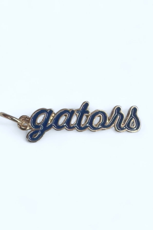 Florida Gators Enamel Script Charm