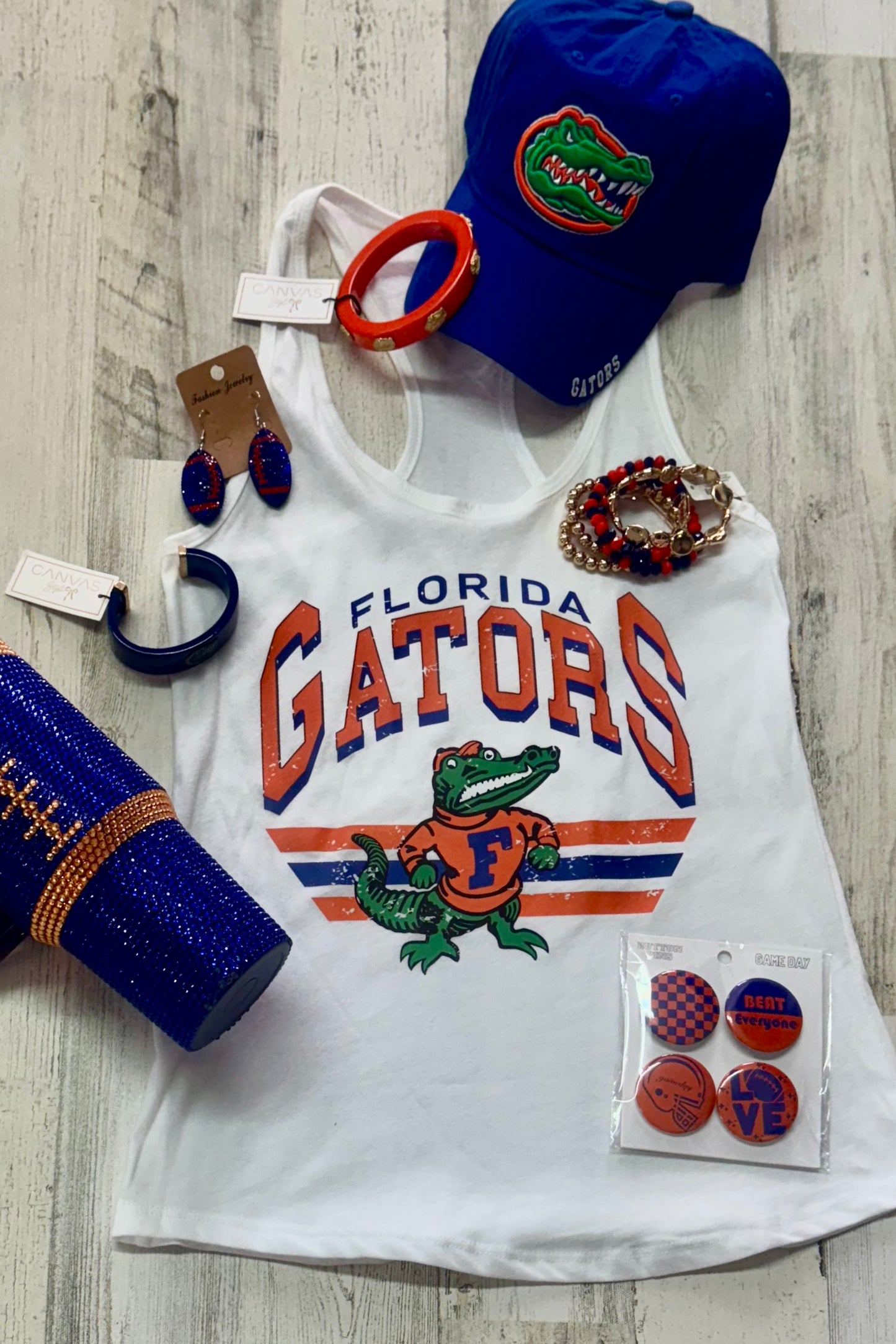 Florida Gators Racerback Graphic Tank Top