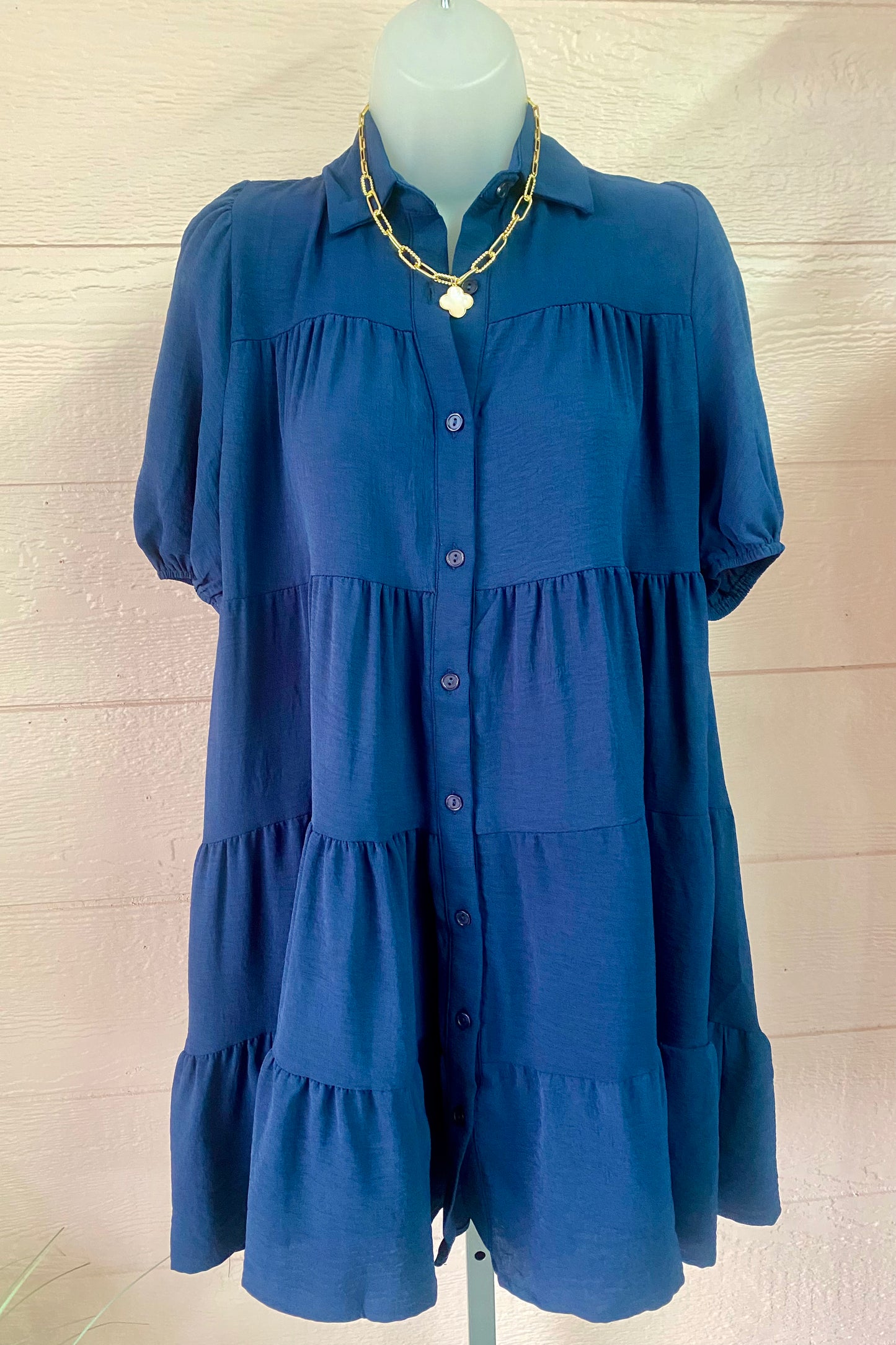 Babydoll Button Down Dress