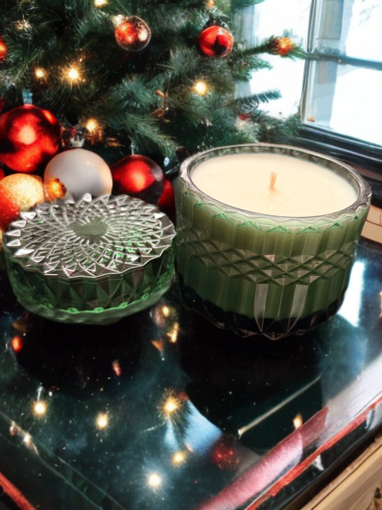 Festive Christmas Candle
