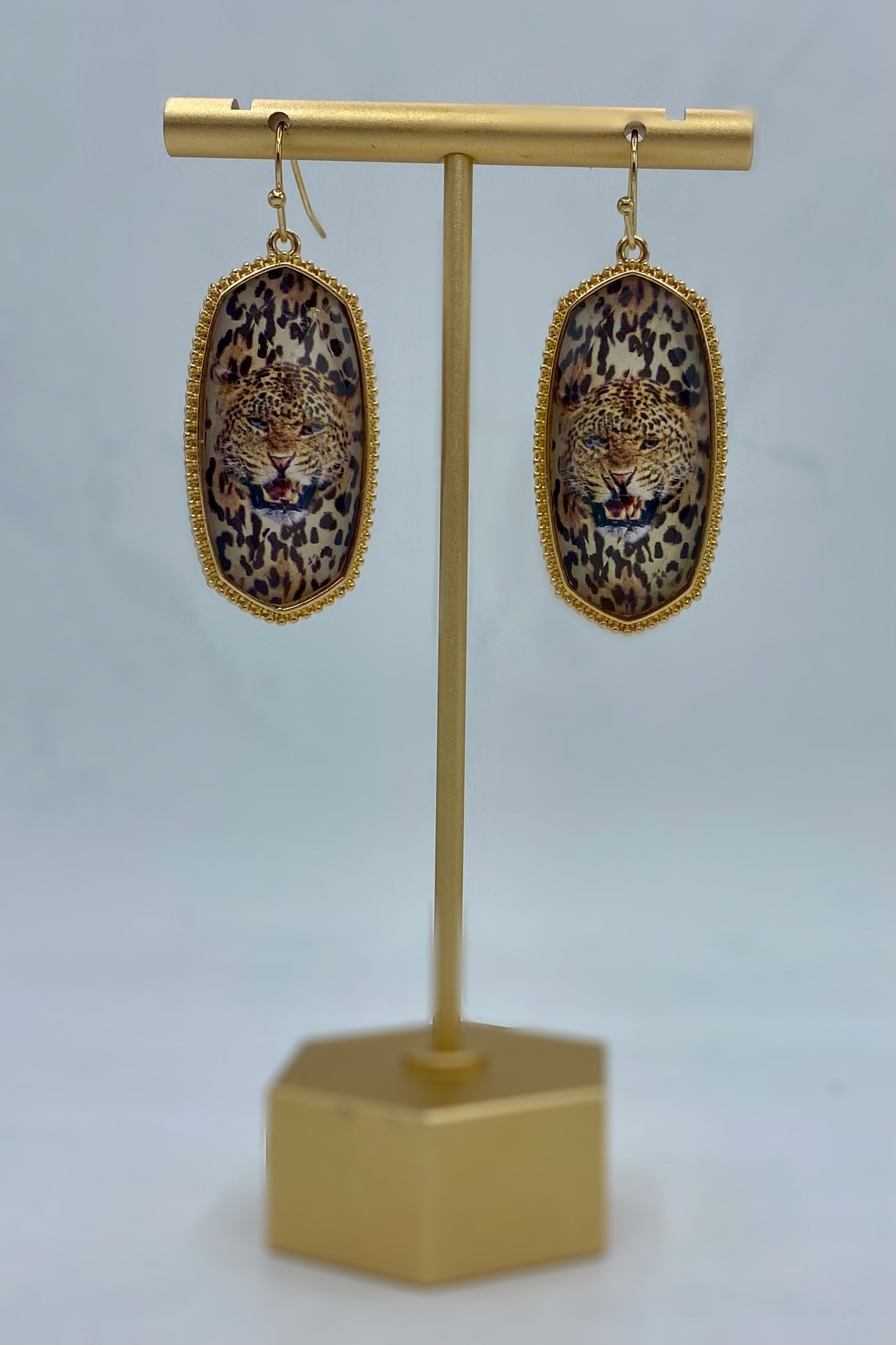 Leopard Animal Earrings