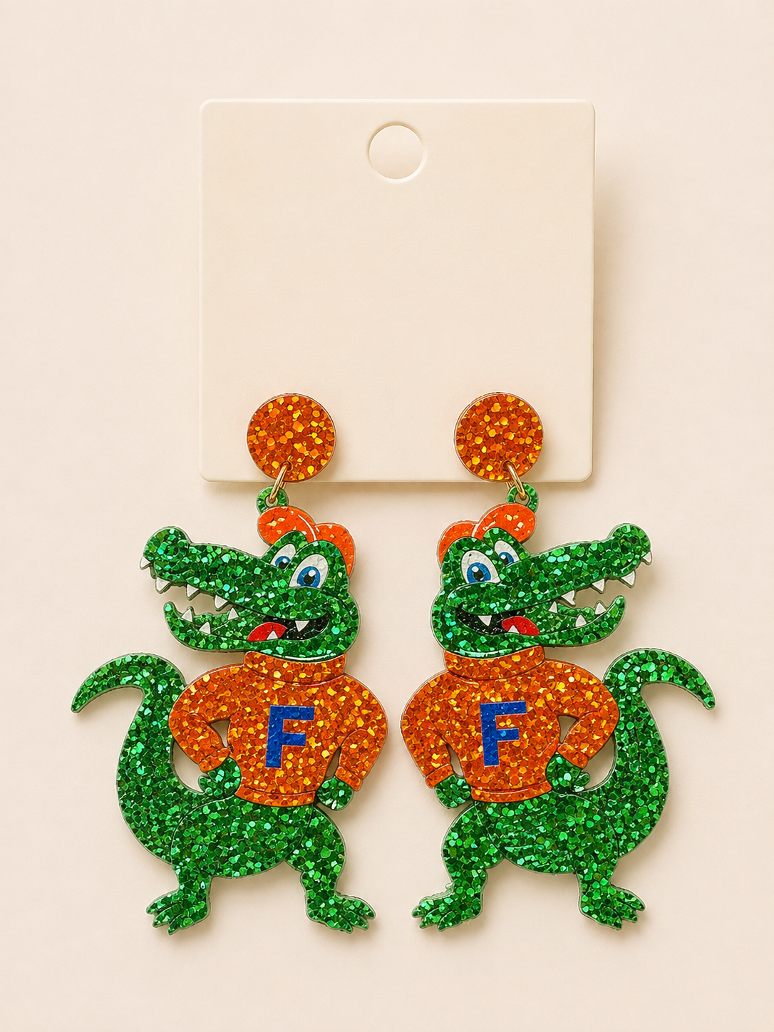 Gators Glitter Earrings