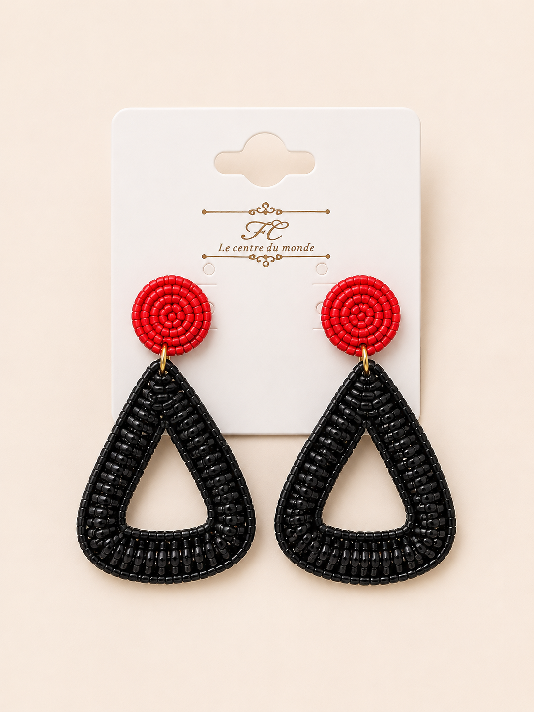 Beaded Drop Earrings