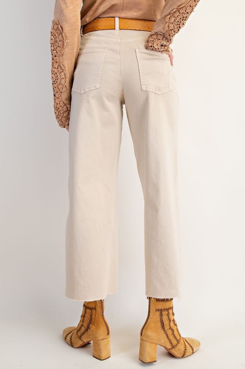 Button Up Twill Pants