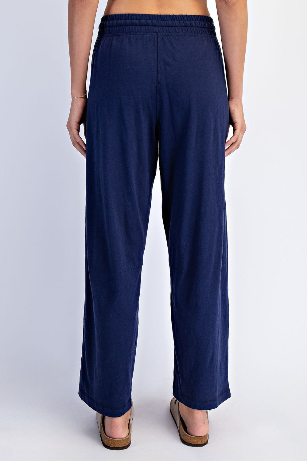 Cotton Slub Barrel Pant