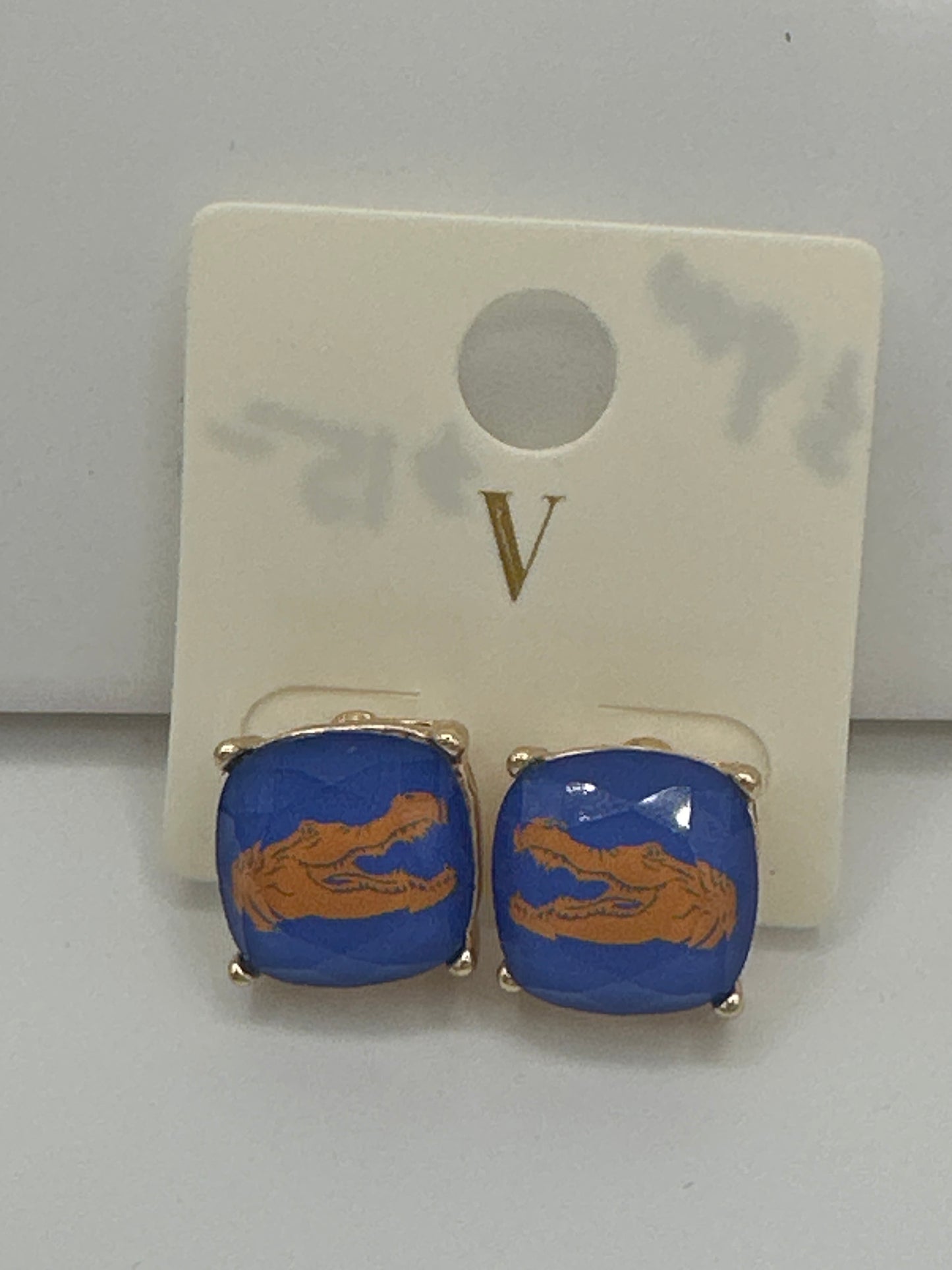 Gator Large Stud Earrings