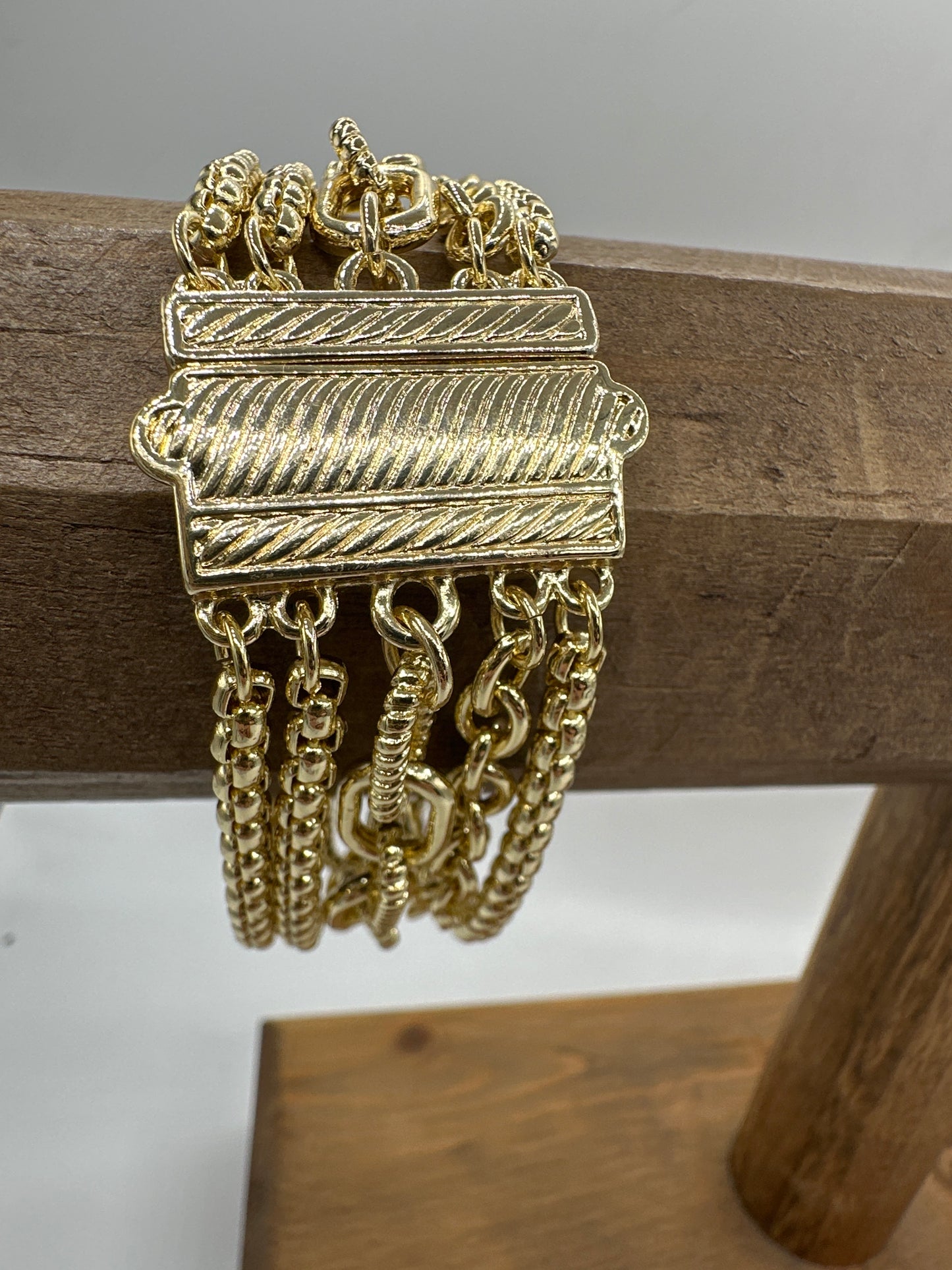 18K PVD 5-Chain Bracelet