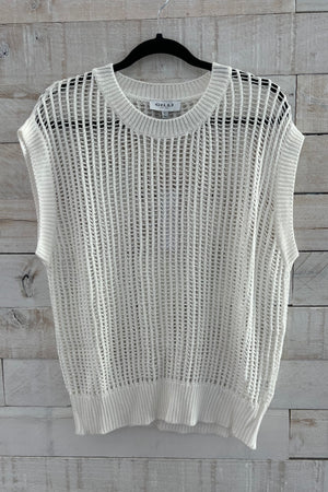 Oversized Knit Top- White