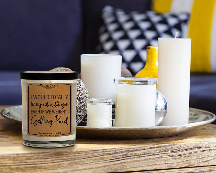 I Would Totally Hangout With You Soy Candle