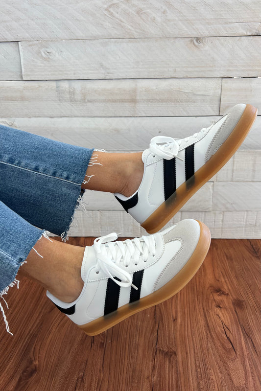 Two-Tone Samba Sneakers