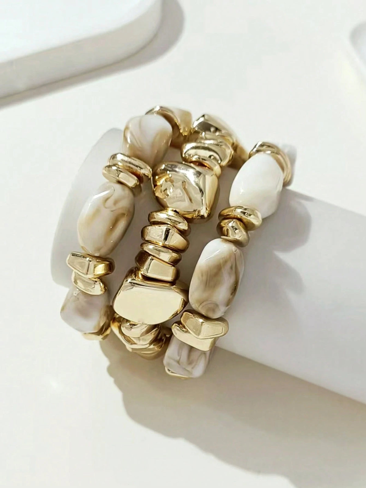 3 Piece Mulit-Layer Beaded Bracelet