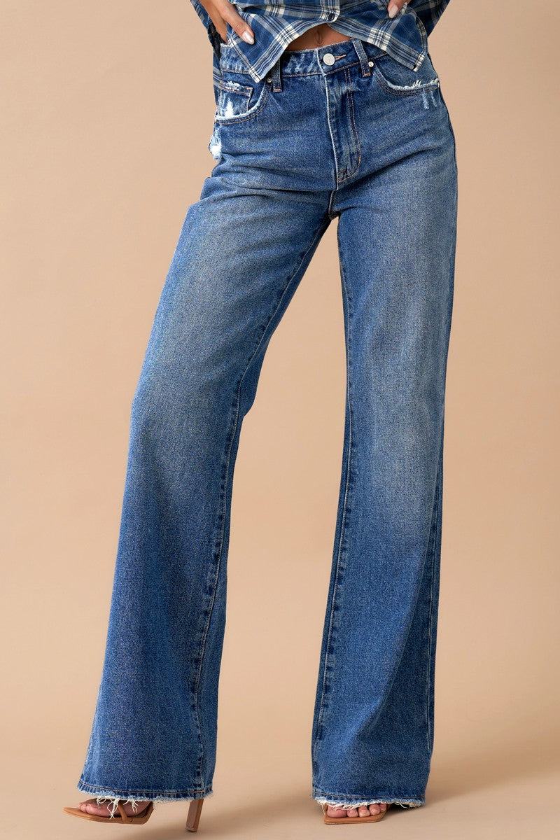 Relaxed Boot Cut Jeans