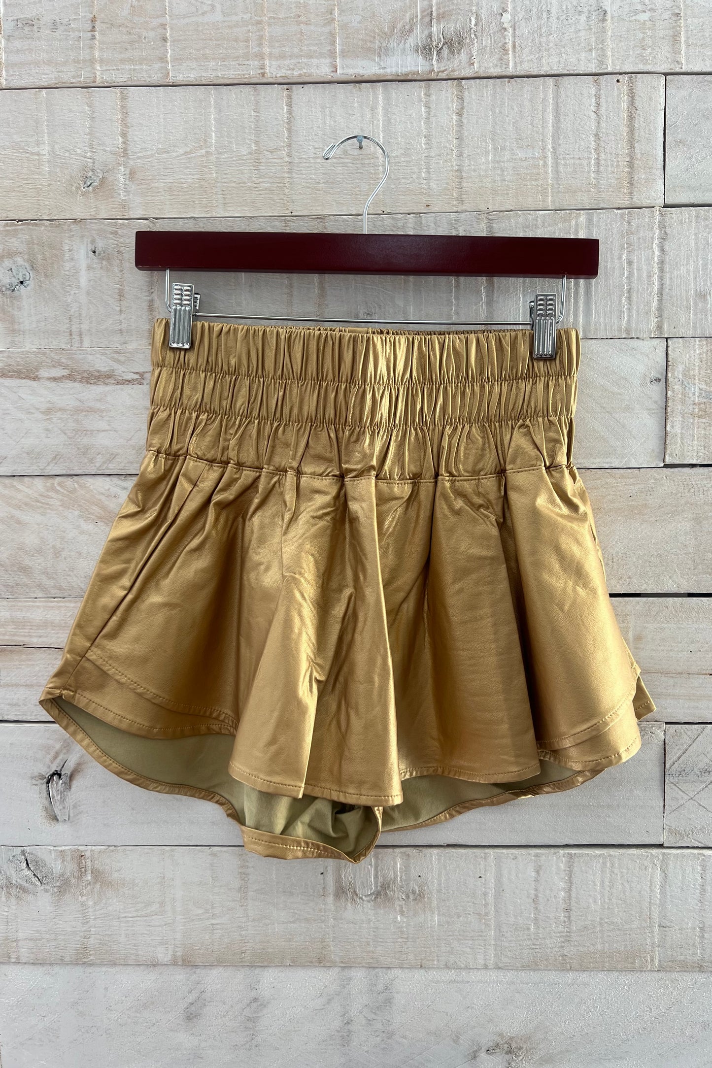 Metallic Mini Skort