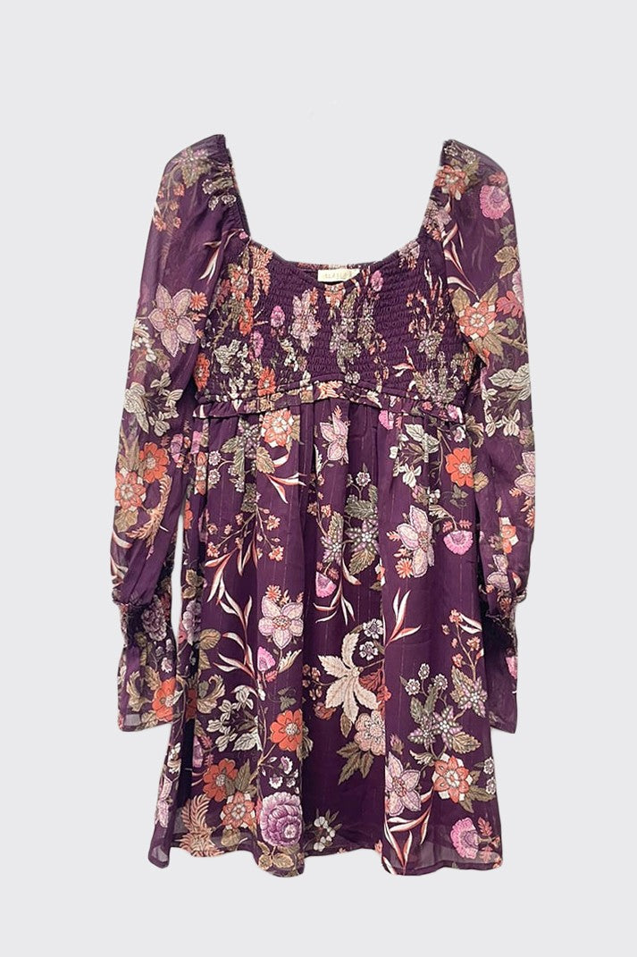 Chiffon Smocking Dress