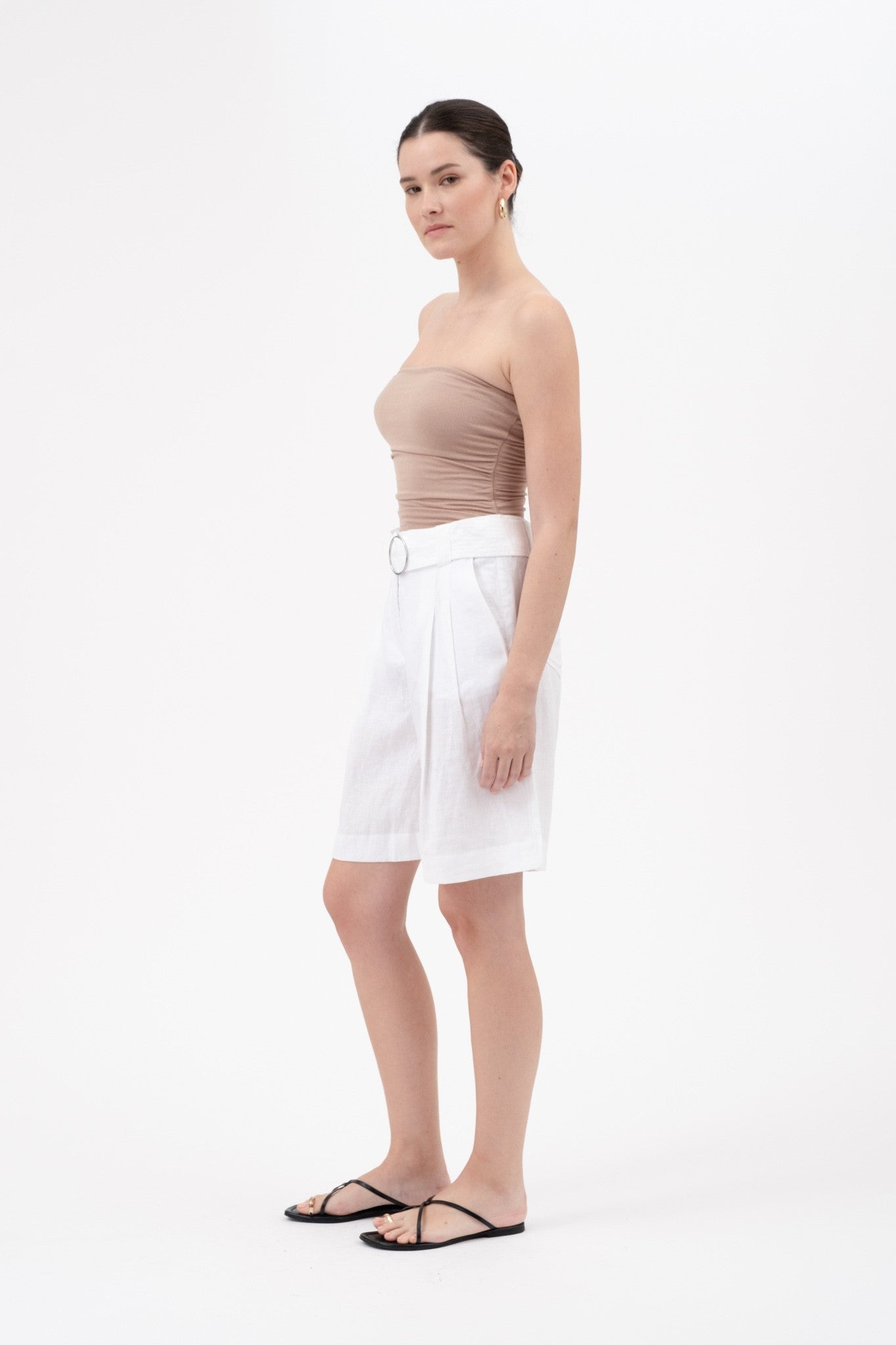 Reversible Strapless Scrunch Knit Top