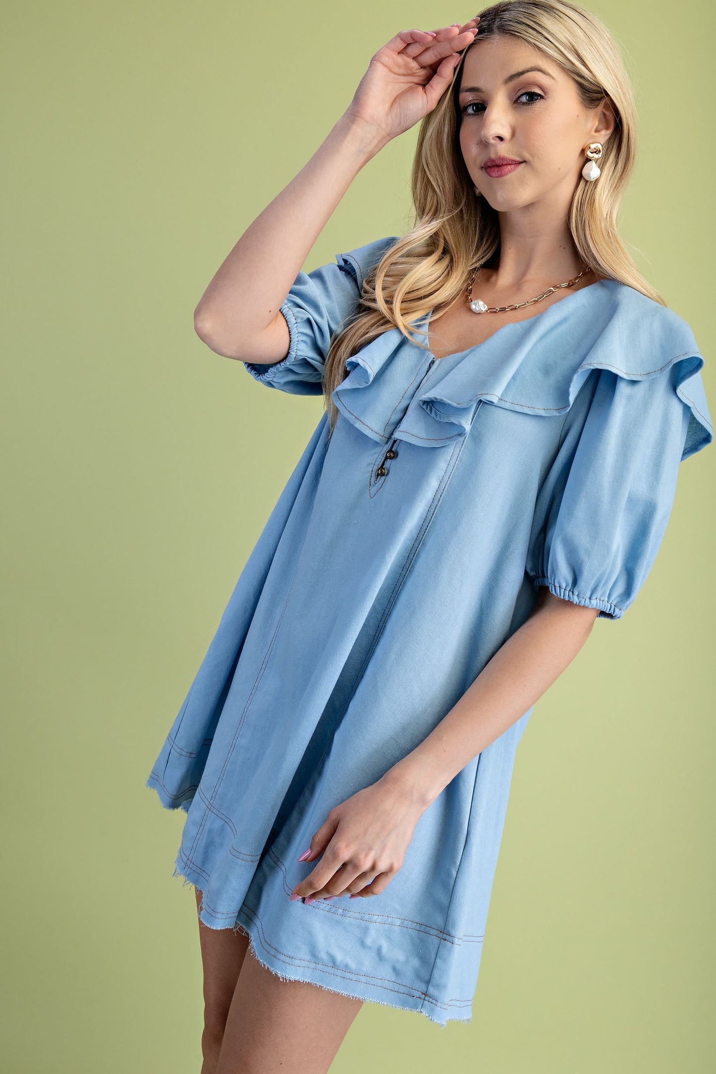 Southern Belle Linen Dress
