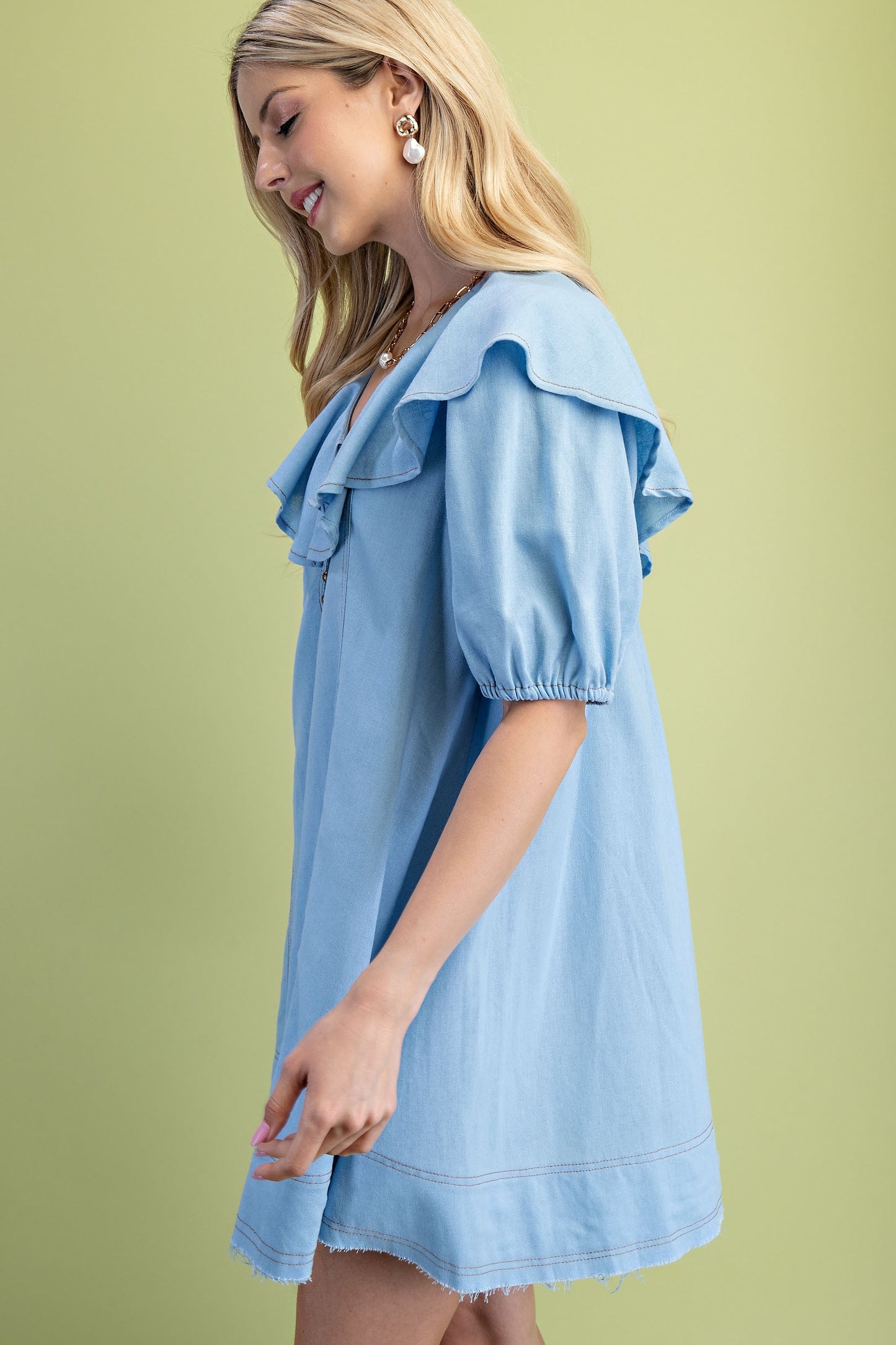 Southern Belle Linen Dress