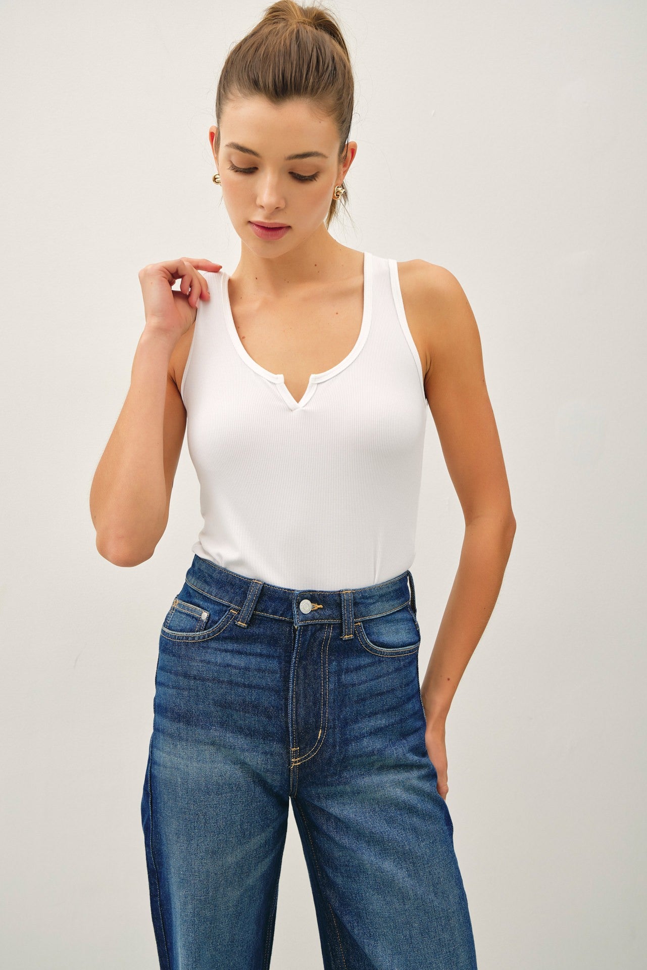 Basic Ribbed Tank Top