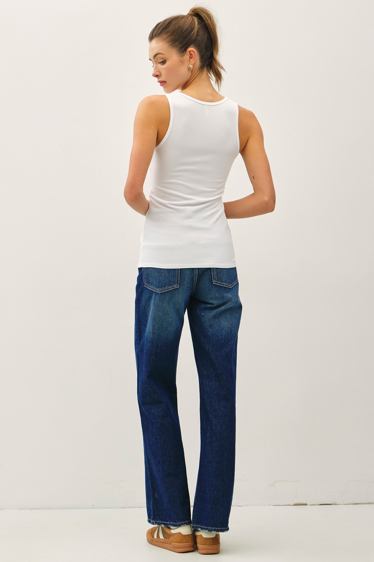 Basic Ribbed Tank Top