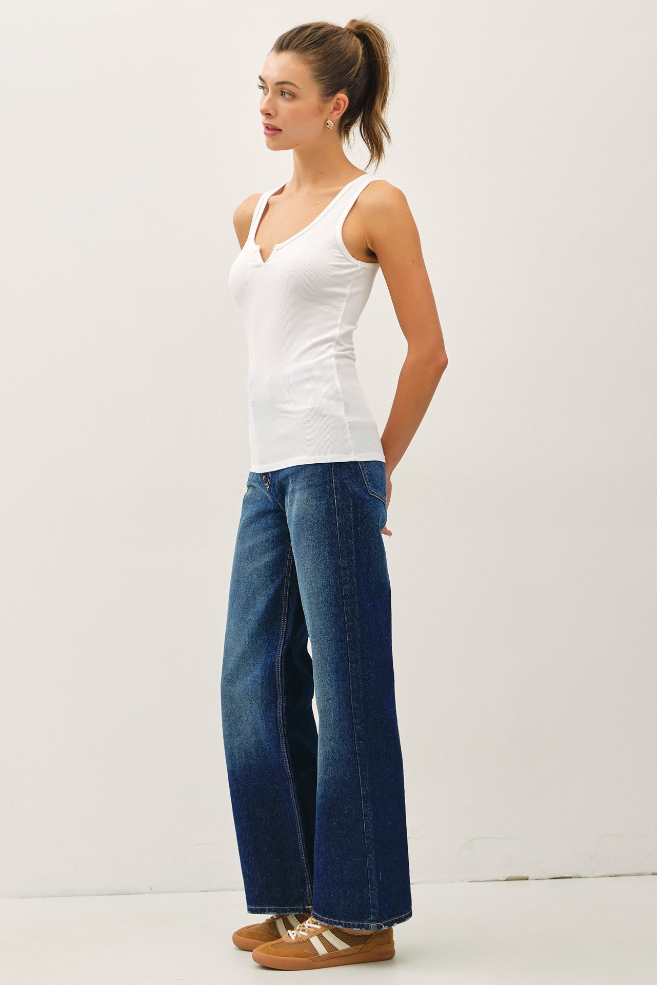 Basic Ribbed Tank Top