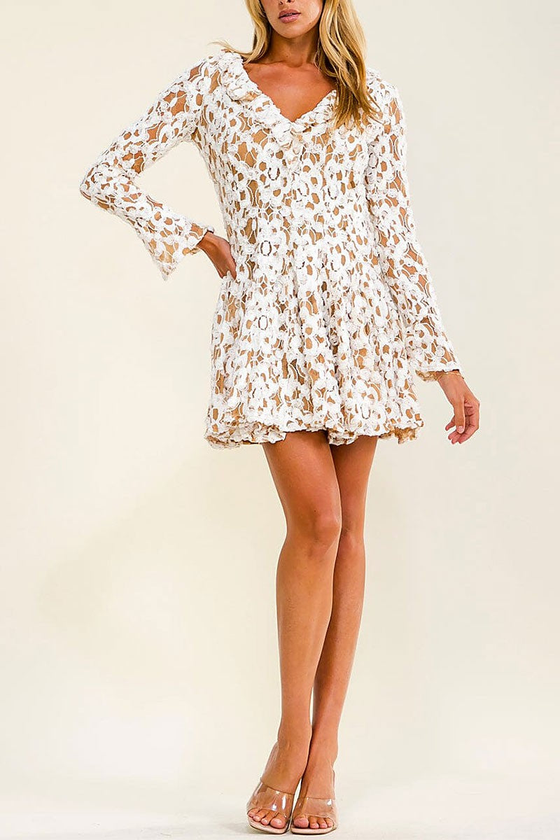 Sweetheart Floral Mini Dress