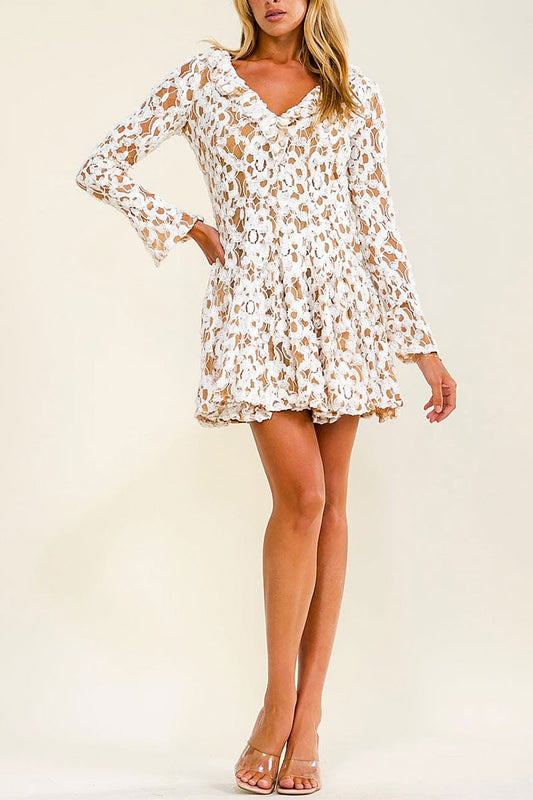 Sweetheart Floral Mini Dress
