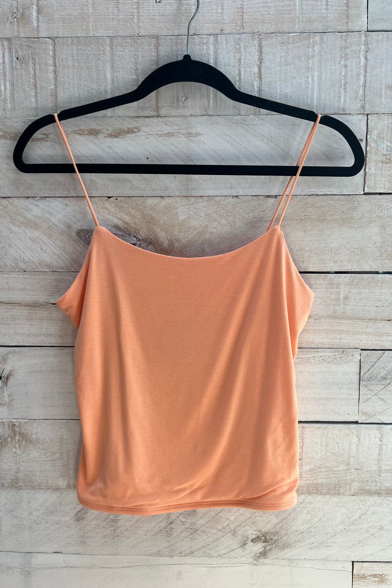 Basic Solid Cami- Apricot