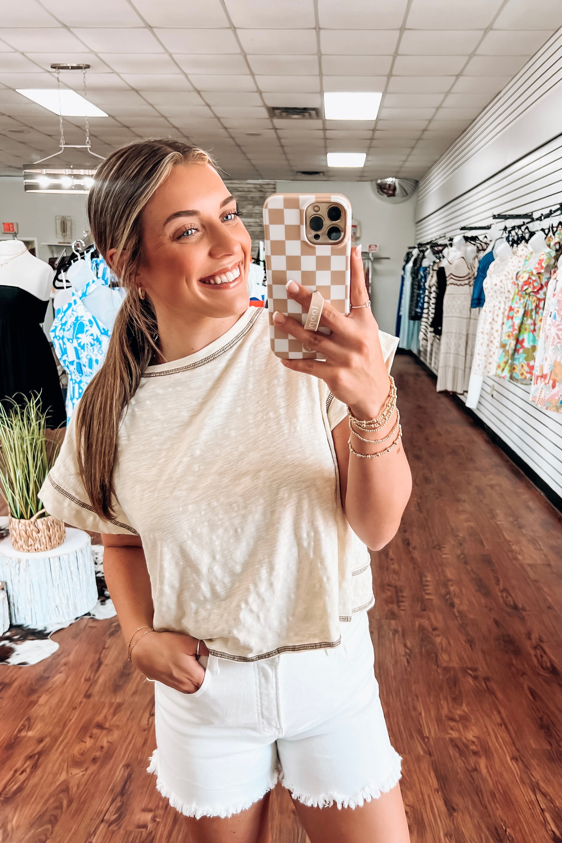 High Rise Frayed Shorts – Chocolate Shoe Boutique