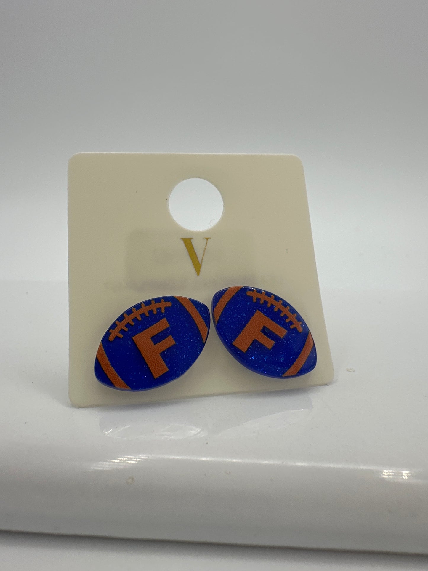 Game Day Football Earrings
