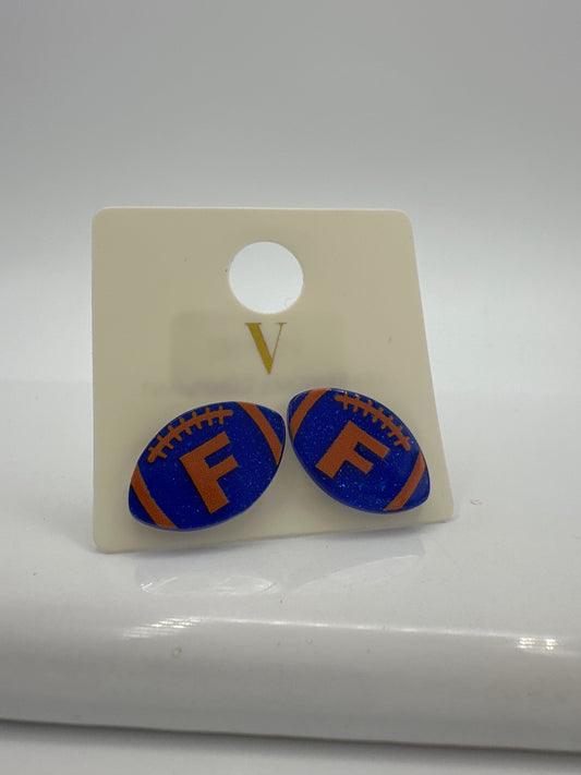 Game Day Football Earrings